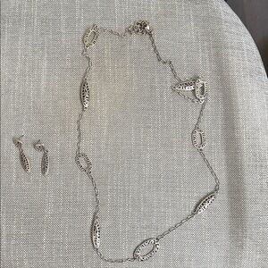 Brighton Necklace and matching earrings-Authentic 💯